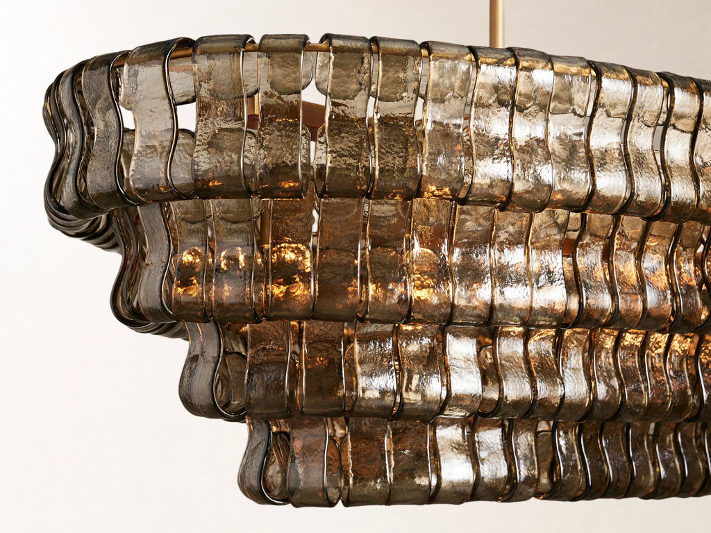Ghiaccio Oval Chandelier