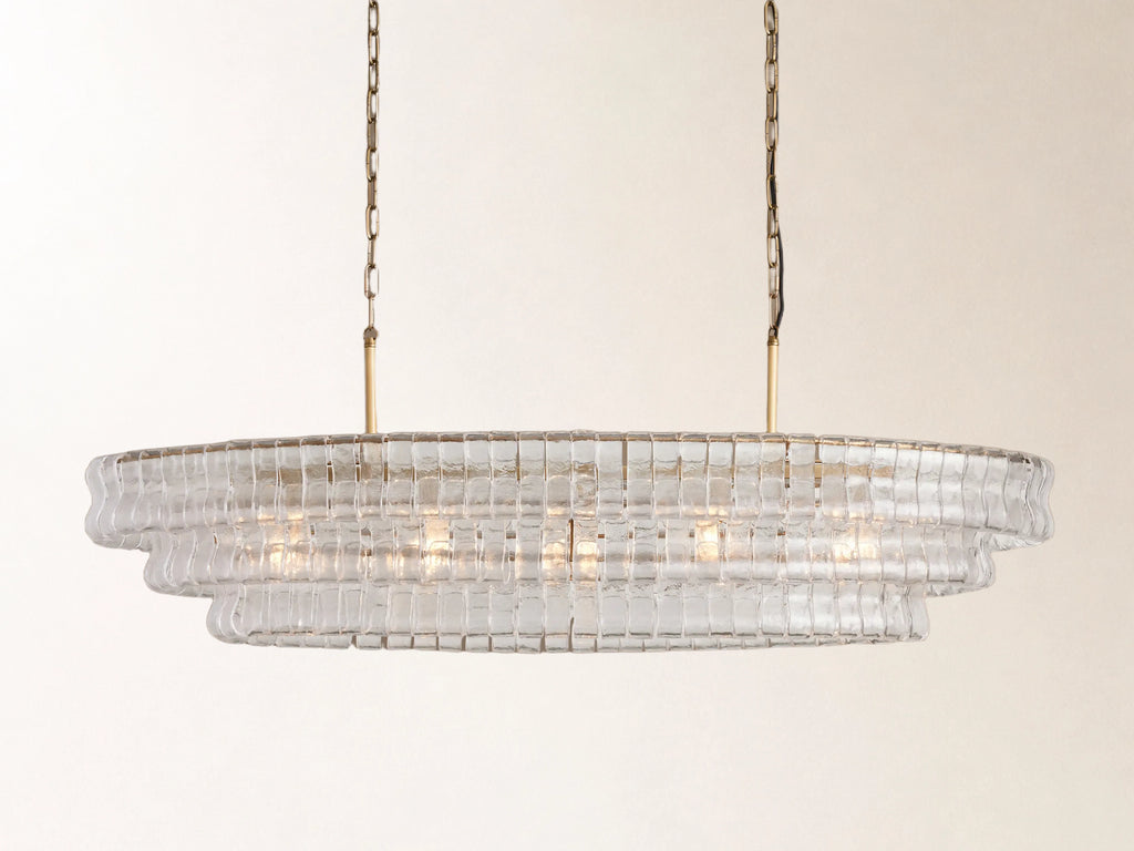 Ghiaccio Oval Chandelier