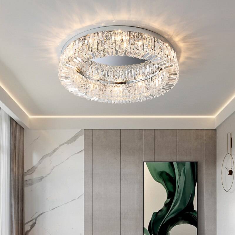 Specchi Round Chandelier  Flush Mount