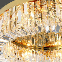 Specchi Round Chandelier  Flush Mount