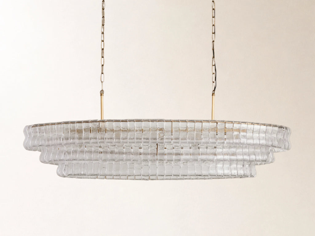 Ghiaccio Oval Chandelier