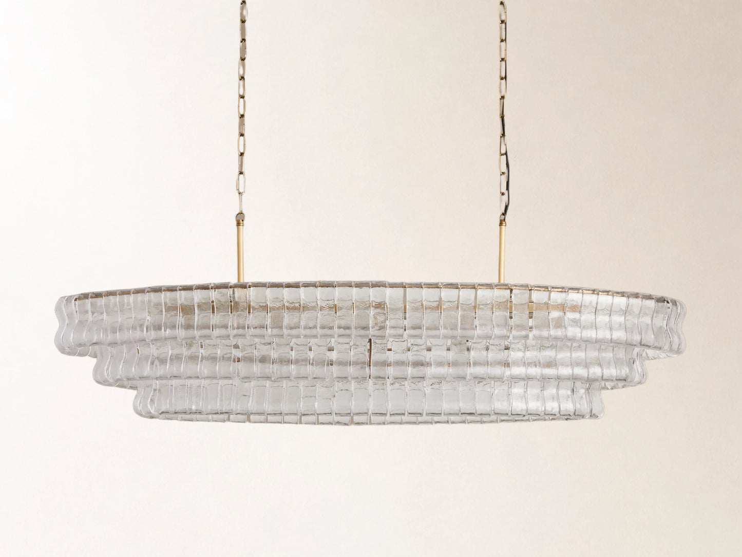 Ghiaccio Oval Chandelier