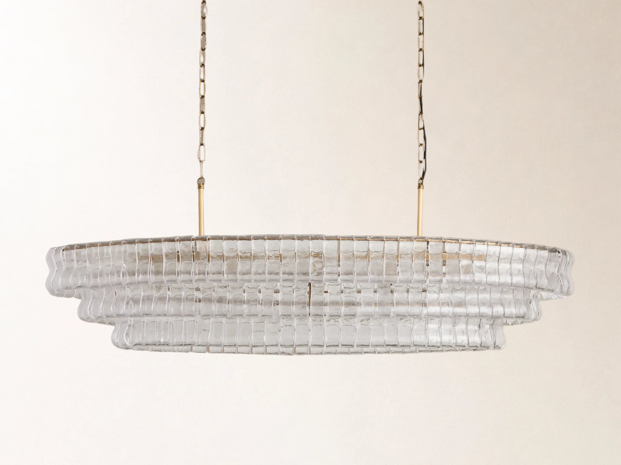 Ghiaccio Oval Chandelier