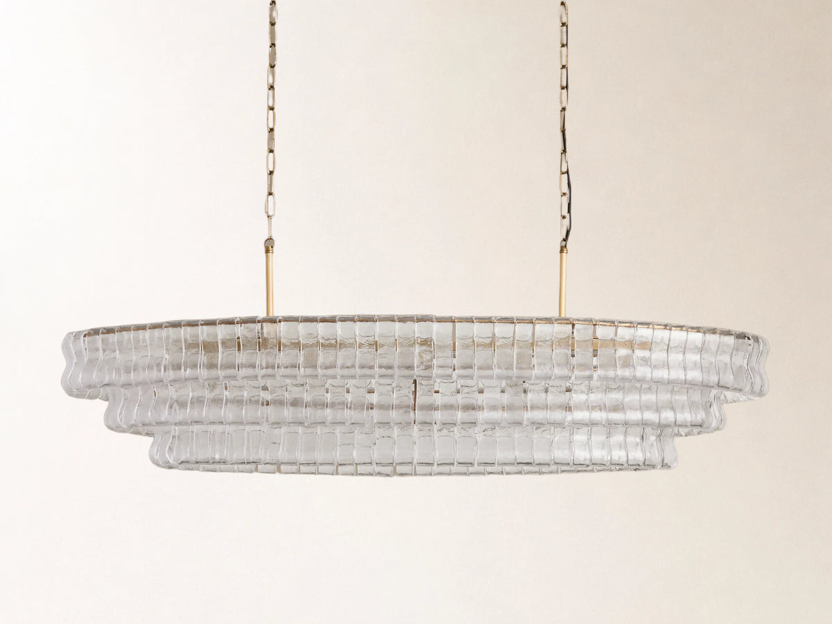 Ghiaccio Oval Chandelier