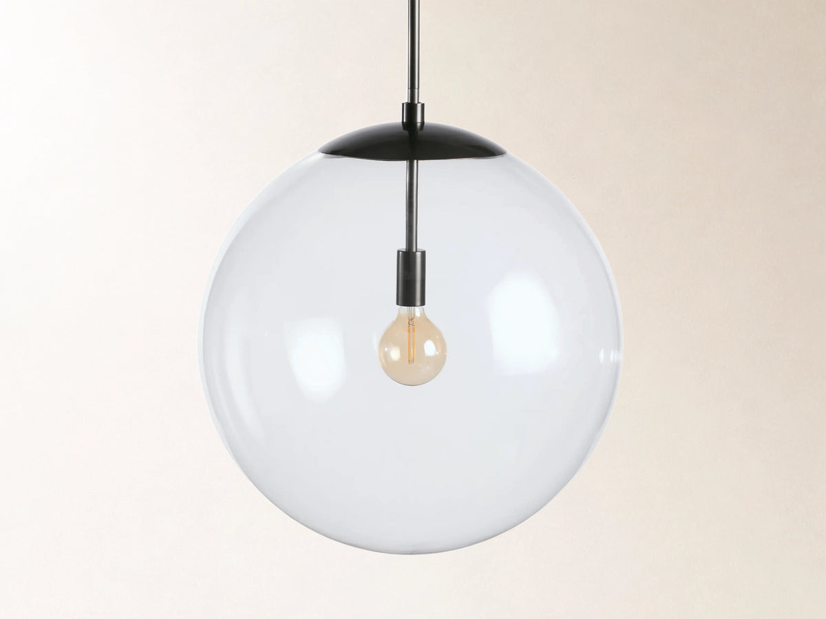 Wescott XL Globe Pendant with Rod