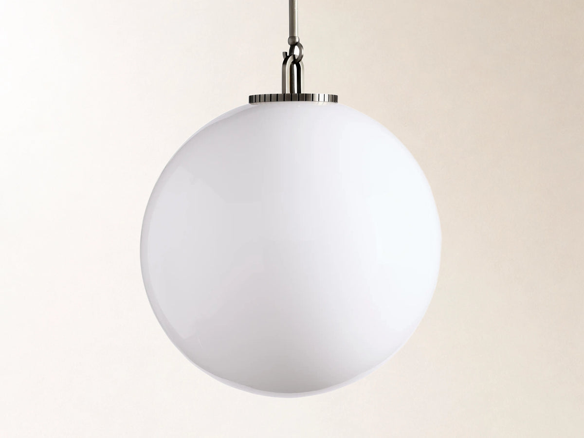 Wescott XL Globe Pendant with Rod