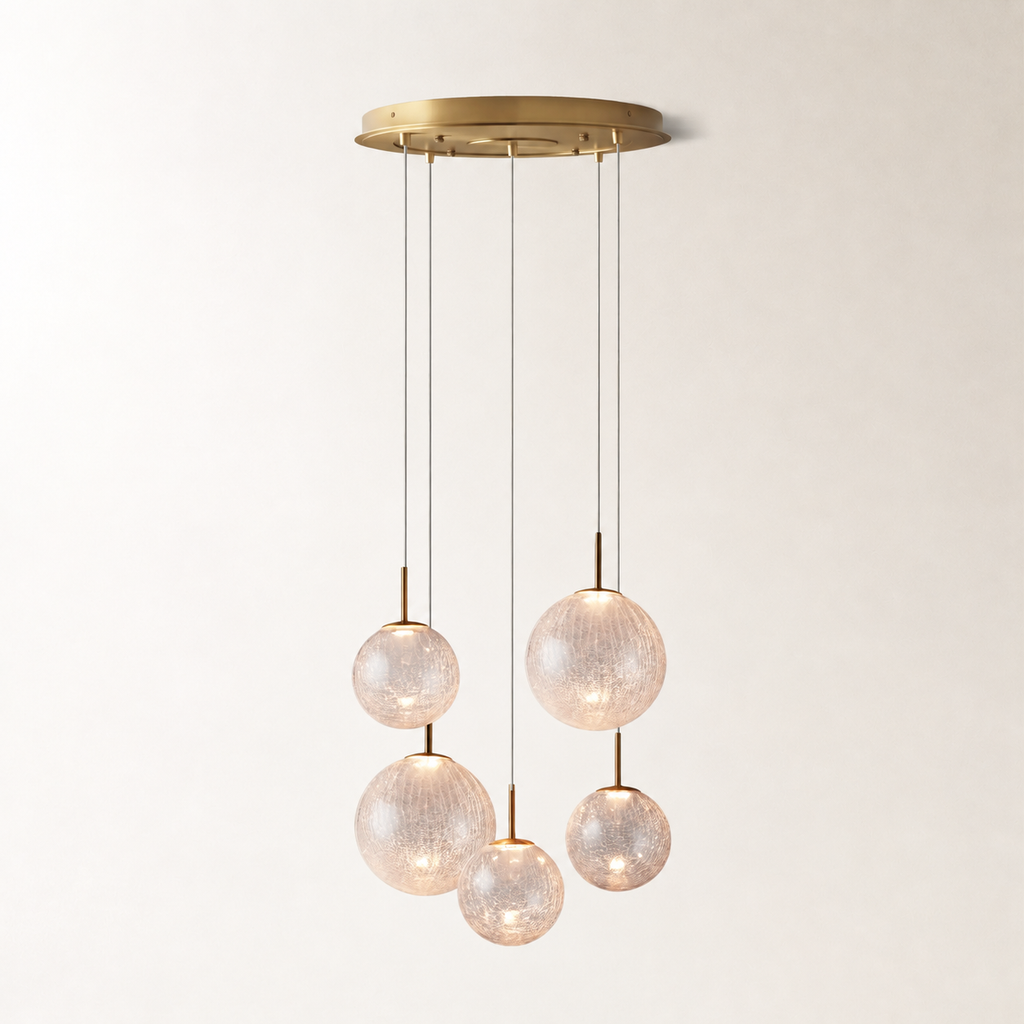 Casen Glass Round Chandelier 20"28"34"43"