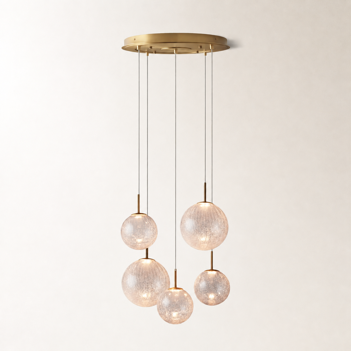 Casen Glass Round Chandelier 20"28"34"43"