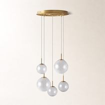 Casen Glass Round Chandelier 20"28"34"43"