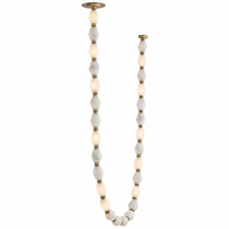 Glass Chain Chandelier