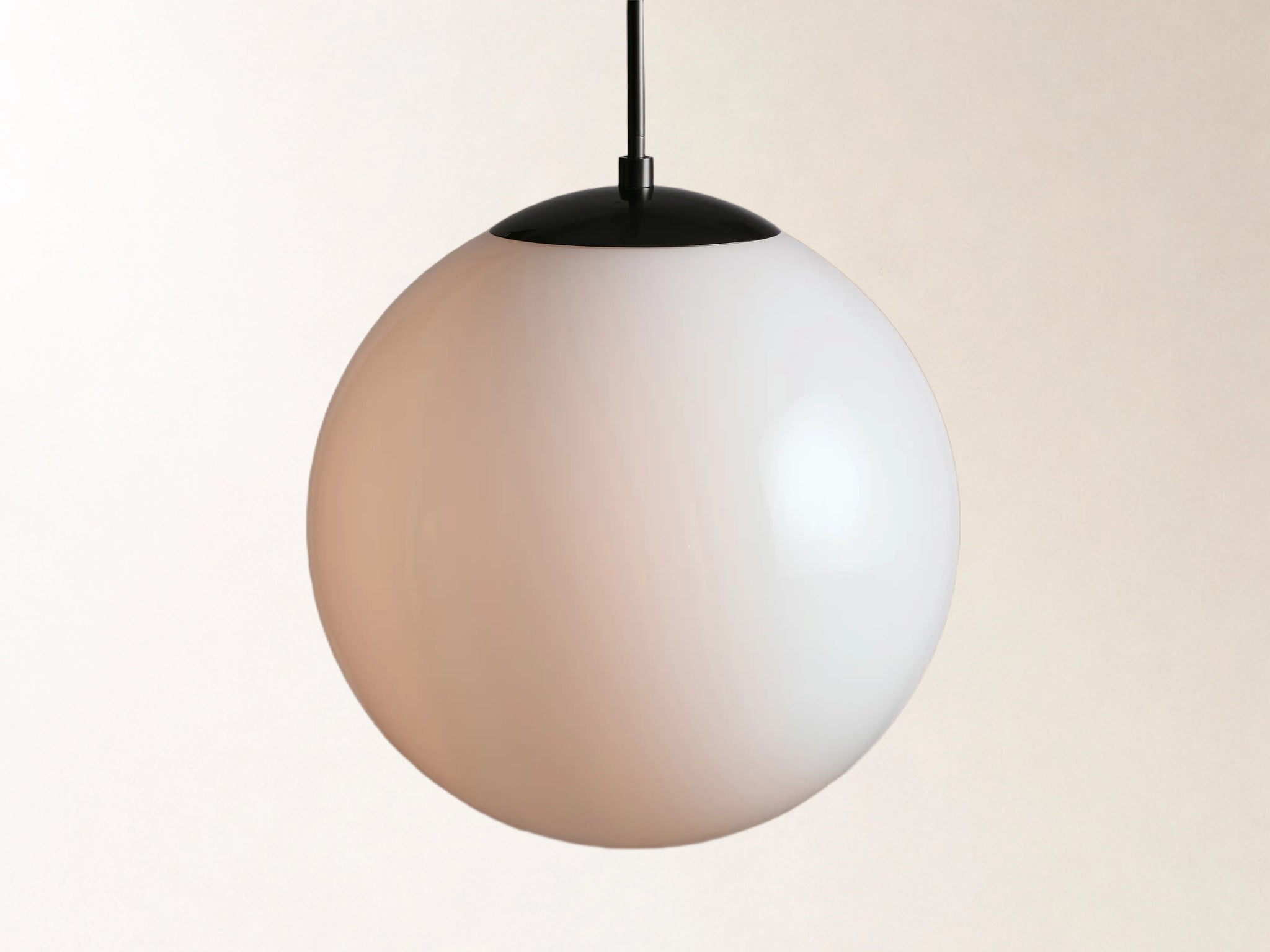 Wescott XL Globe Pendant with Rod