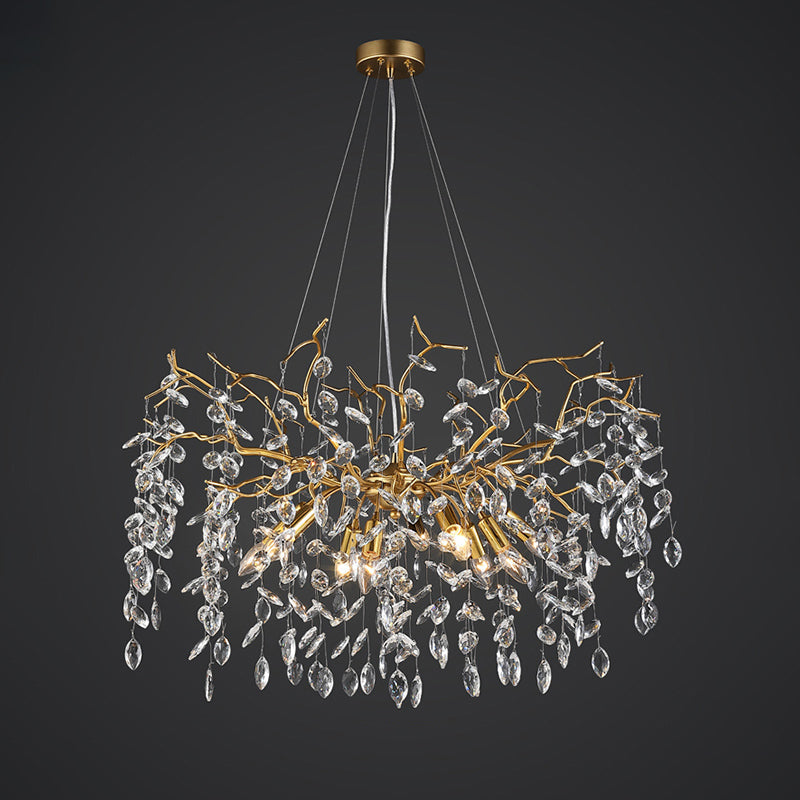 Luxury Branch Ceiling Chandelier for Dining Room 31.5" D Secondary image