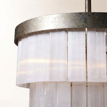 Cameron 2 Tier Selenite Chandelier