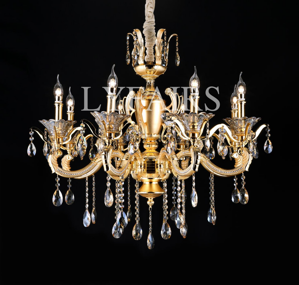 Maria Classic Royal Baroque Revival Vintage Chandelier