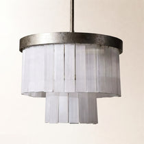 Cameron 2 Tier Selenite Chandelier