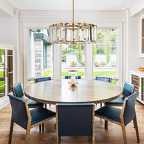 Elegant Amaya Round Chandelier 30" 38" 48" - CasaraHouse