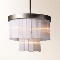Cameron 2 Tier Selenite Chandelier