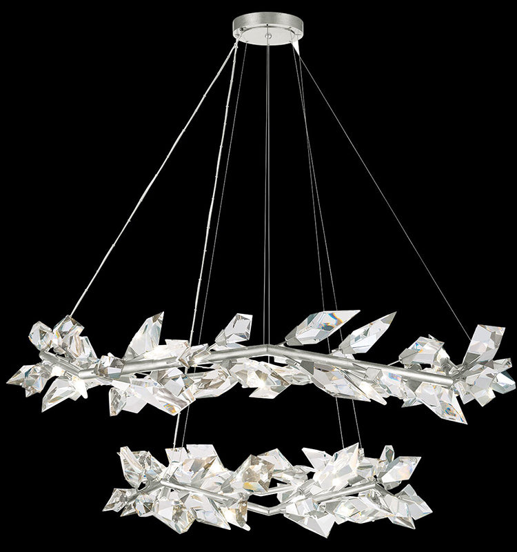 Adison 55" Round Crystal Chandelier Secondary image