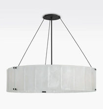 Marcellus Glass Round Chandelier 48"