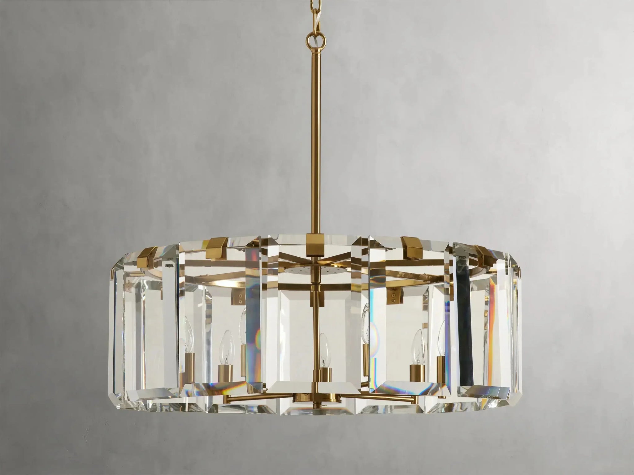 Elegant Amaya Round Chandelier 30" 38" 48" - CasaraHouse