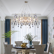 Iris Raindrop Crystal Branch Chandelier 31'' 39'' 47''