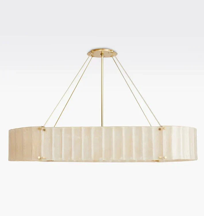 Marcellus Glass Linear Chandelier 60"