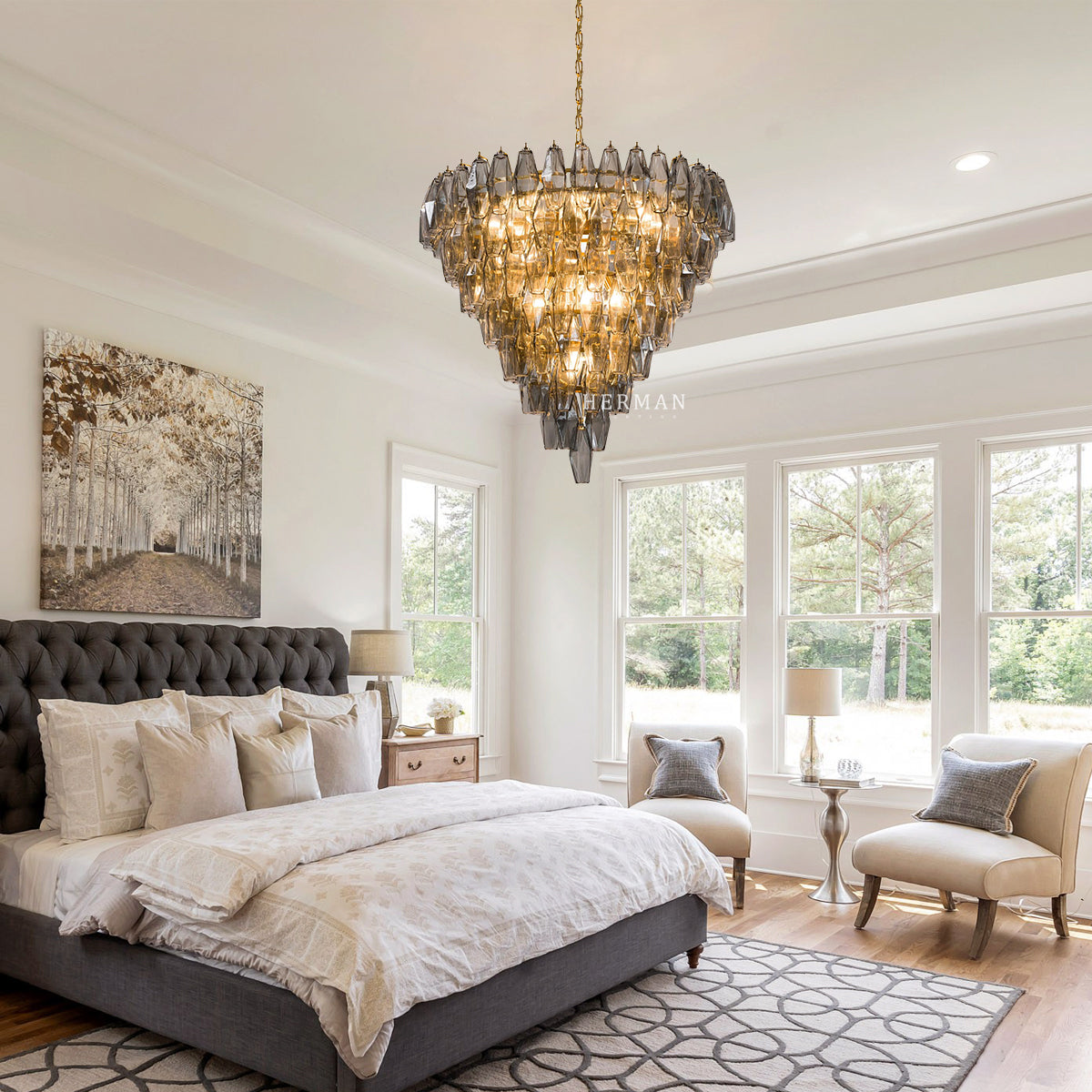 Asti Murano Glass Chandelier