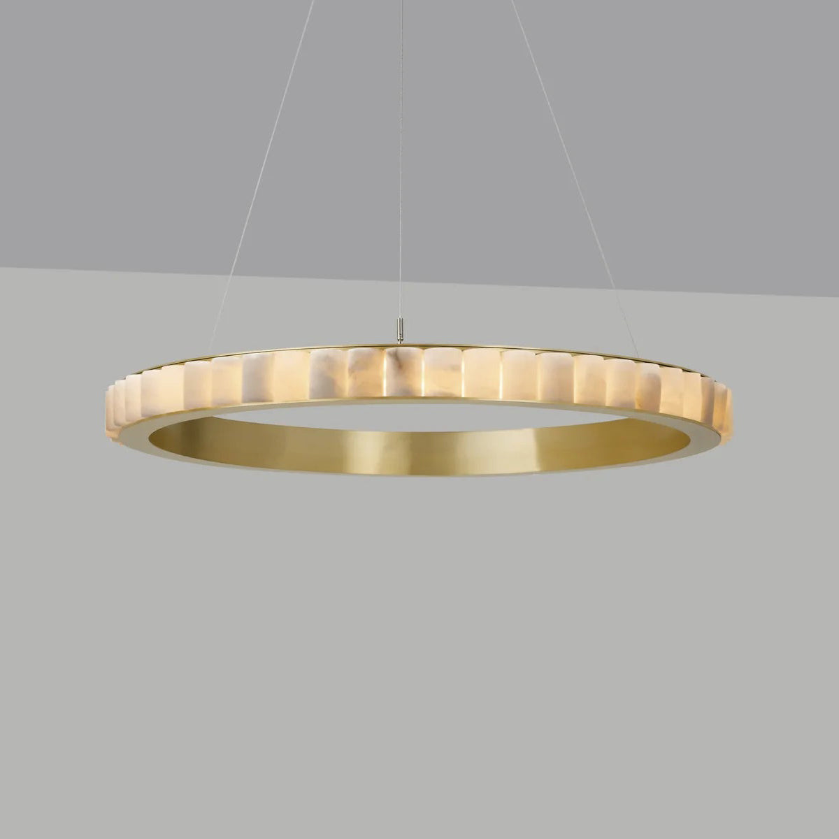 Elegant Avalon Alabaster Chandelier - CasaraHouse