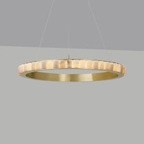 Elegant Avalon Alabaster Chandelier - CasaraHouse
