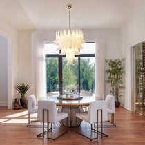 Murano Glass Petals Chandelier