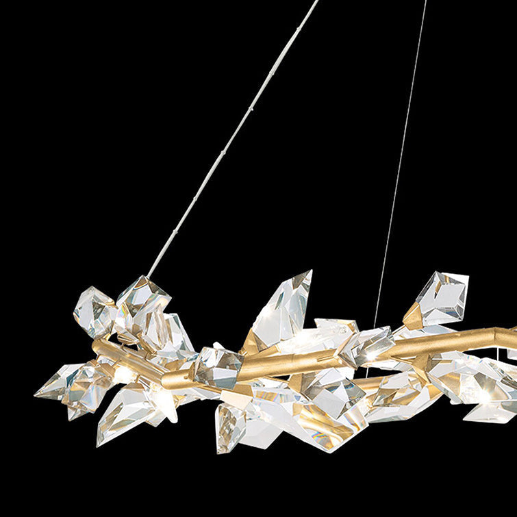 Adison 55"  Round Crystal Chandelier