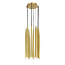 Pyramid Round Chandelier