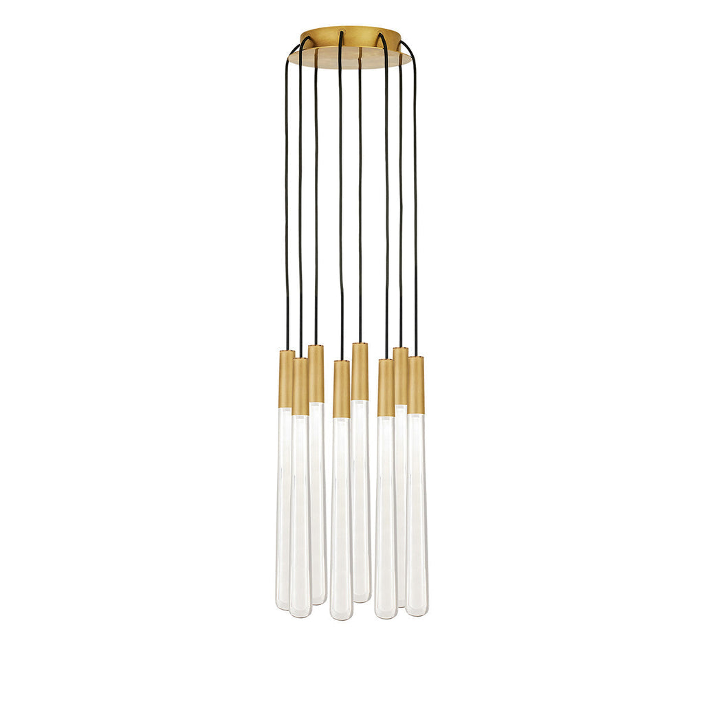 Pyramid Round Crystal Chandelier
