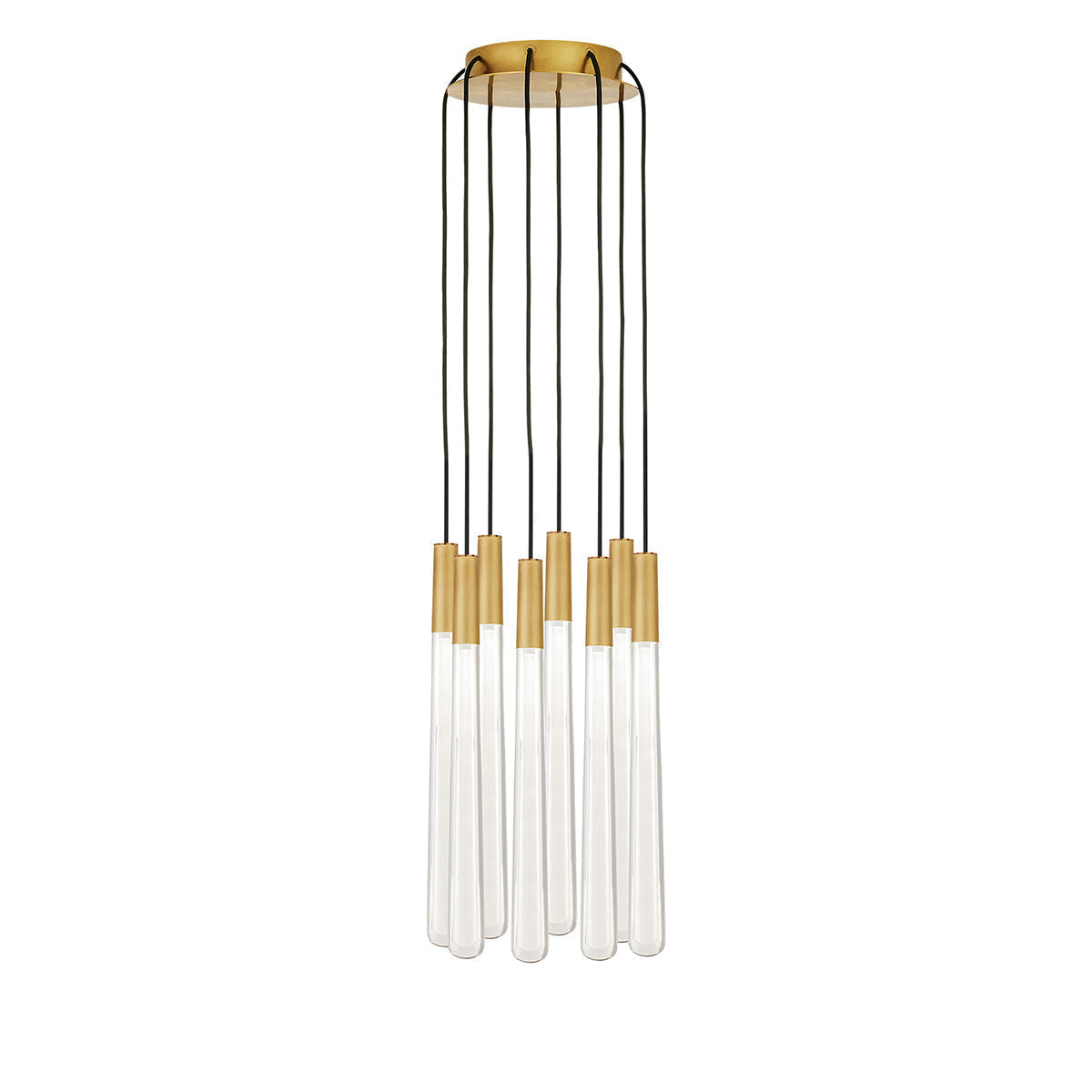 Pyramid Round Crystal Chandelier
