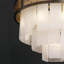 Marble Alabaster Lorry Multi-layer Classic Chandelier