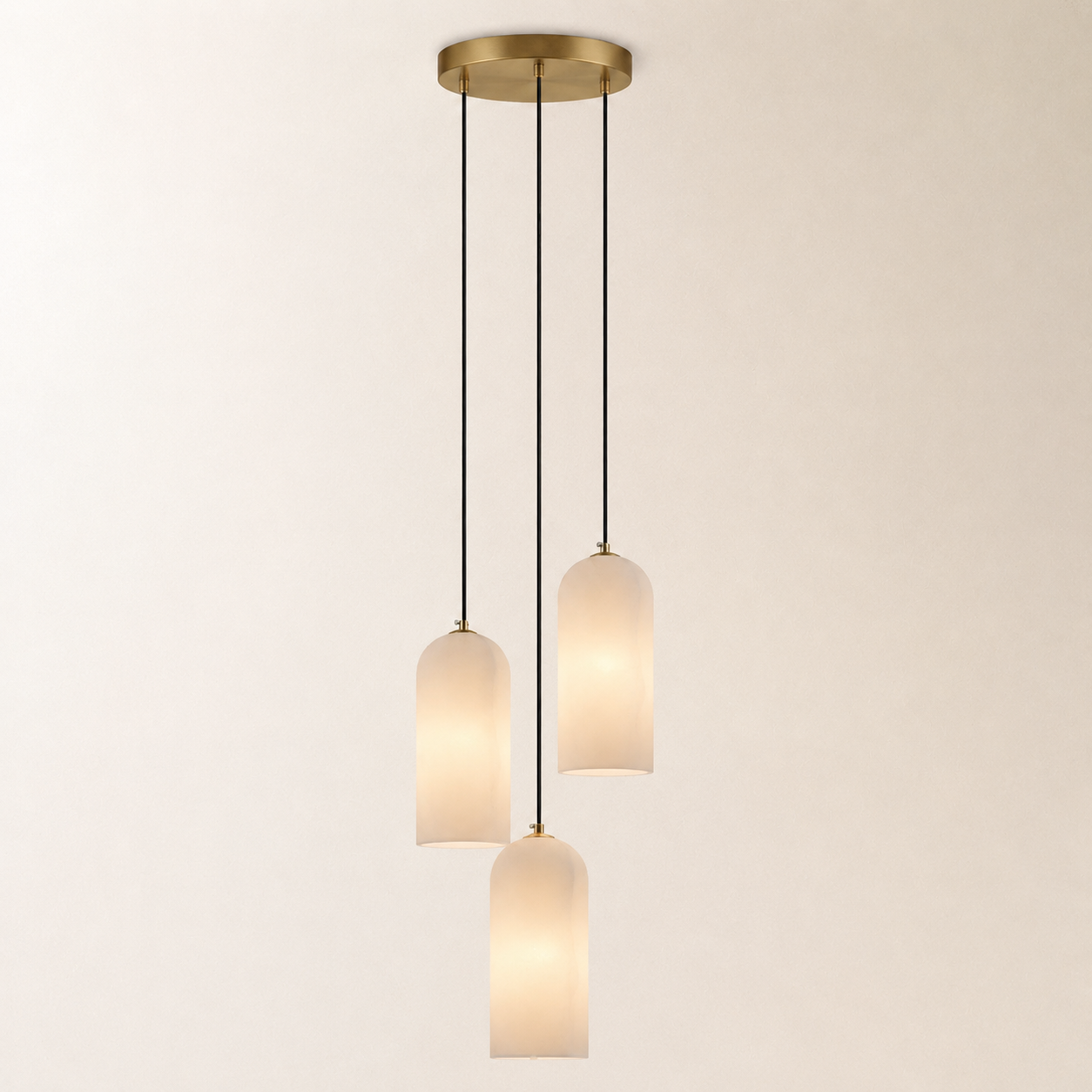 Montira Alabaster Dome Pendant Lamp