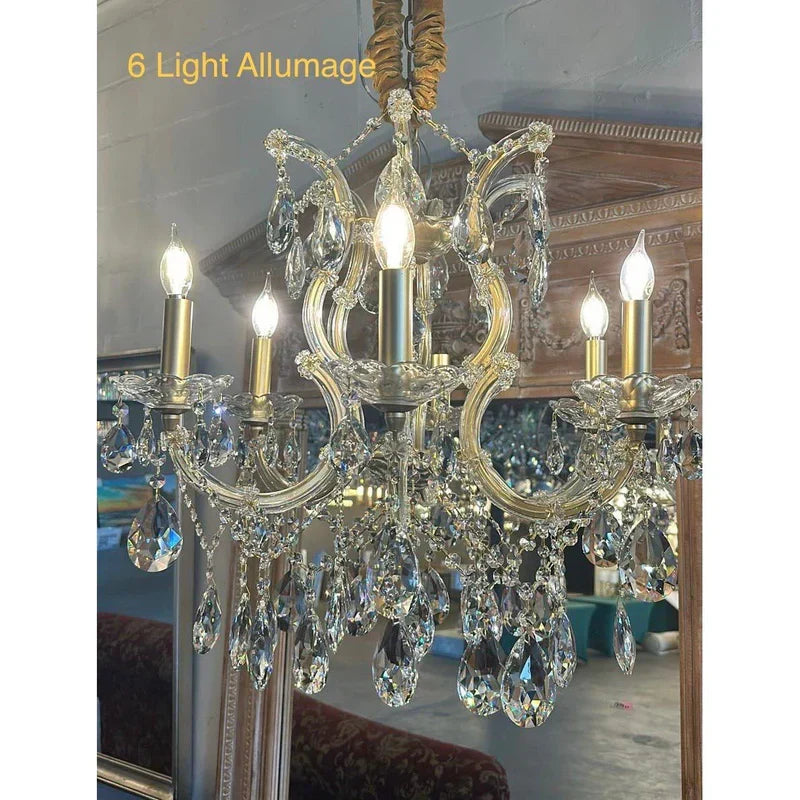 Allumage Extra Wide Classic Crystal Chandelier