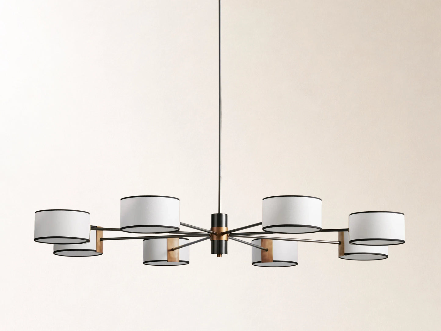 Daphne Fabric Round Chandelier
