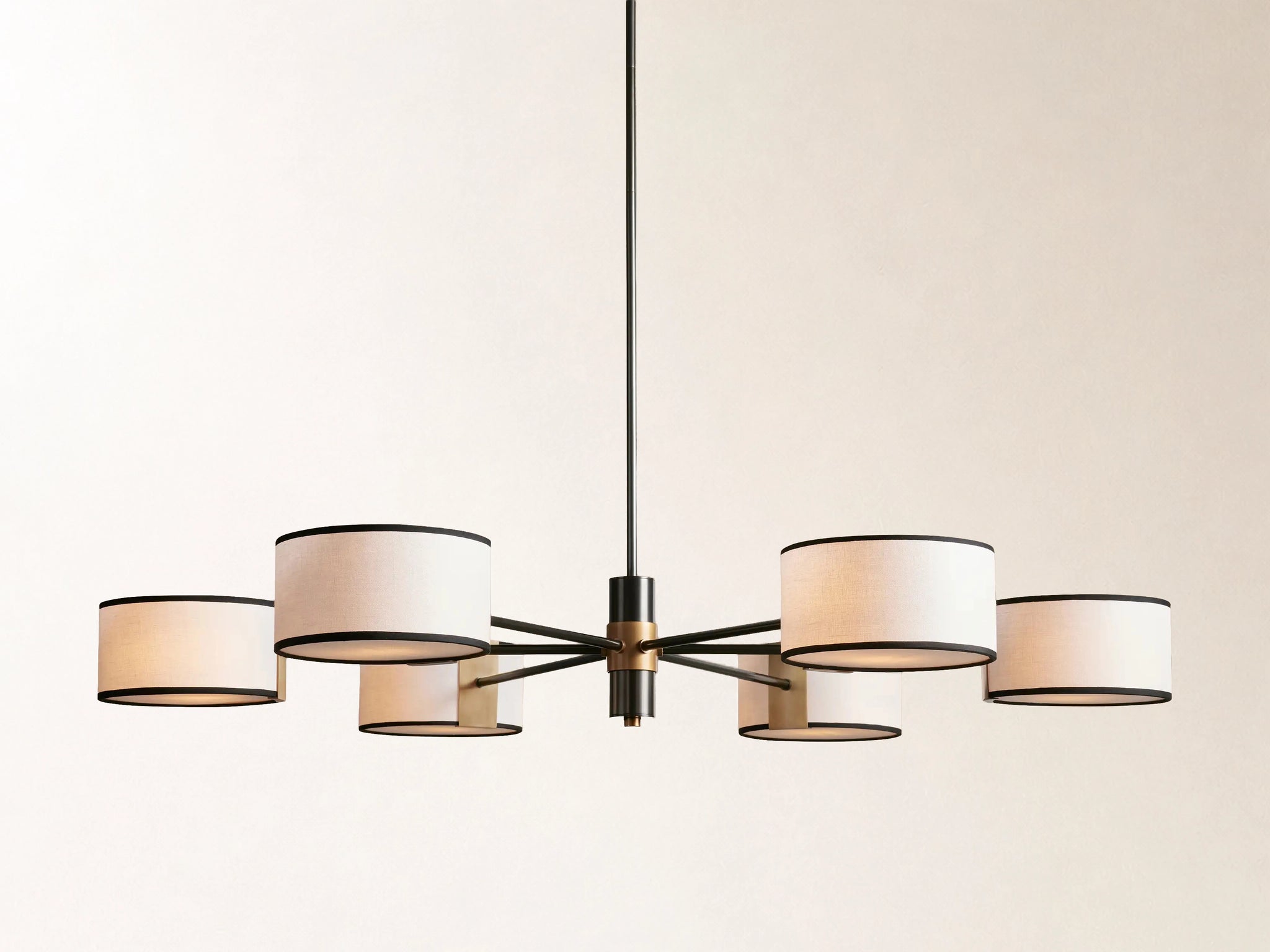 Daphne Fabric Round Chandelier