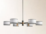 Daphne Fabric Round Chandelier