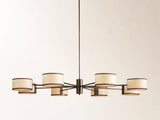 Daphne Fabric Round Chandelier