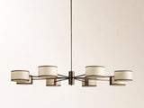 Daphne Fabric Round Chandelier