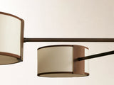 Daphne Fabric Round Chandelier