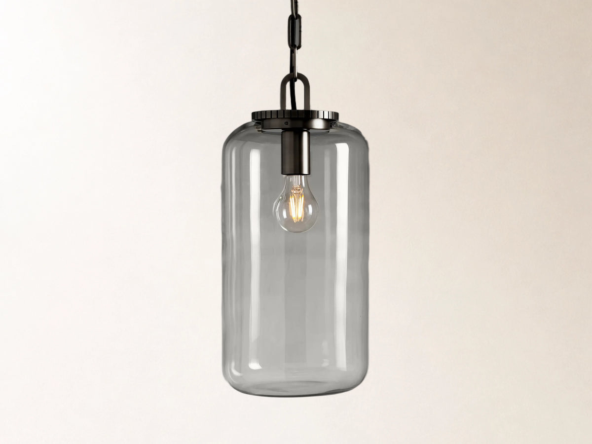 Wescott Cylinder Pendant with Bronze Chain