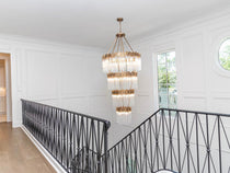 Large Elegant Multi-layers Glam Glass Chandelier for High-ceiling Staircase/Entryway/Living/meeting Room