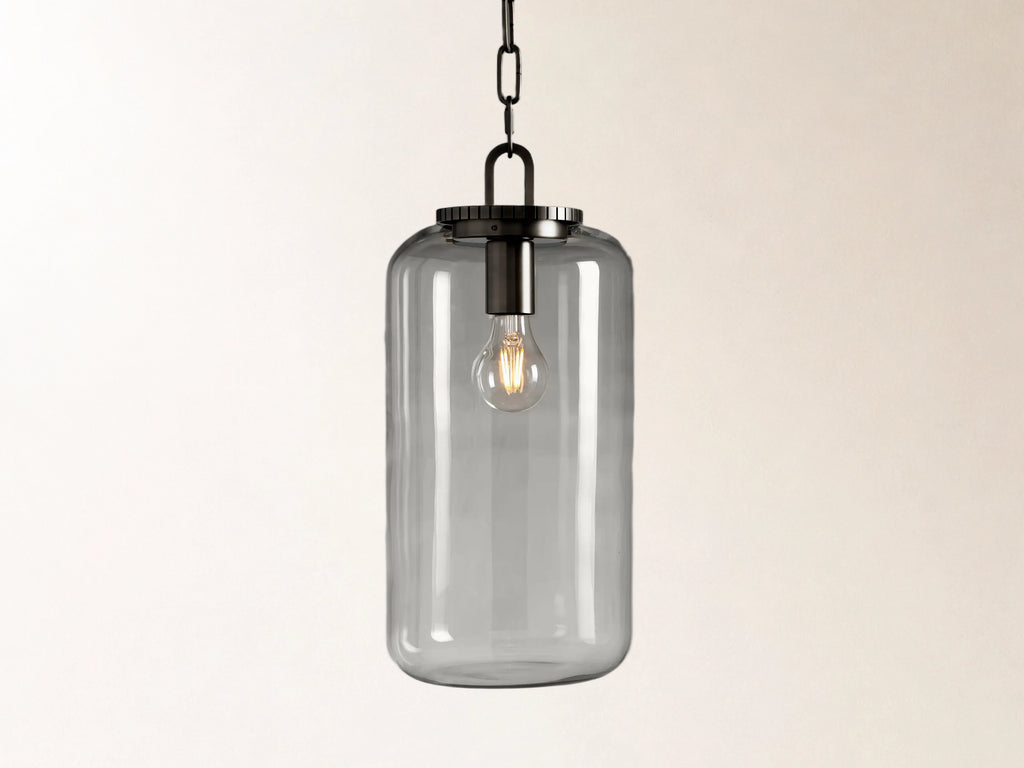 Wescott Cylinder Pendant with Bronze Chain