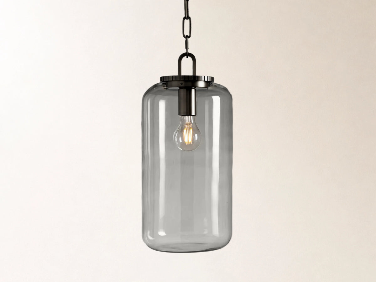 Wescott Cylinder Pendant with Bronze Chain