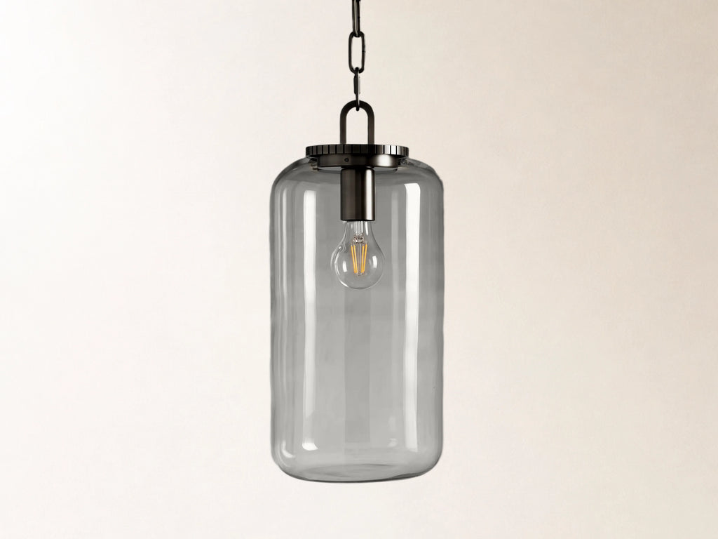Wescott Cylinder Pendant with Bronze Chain