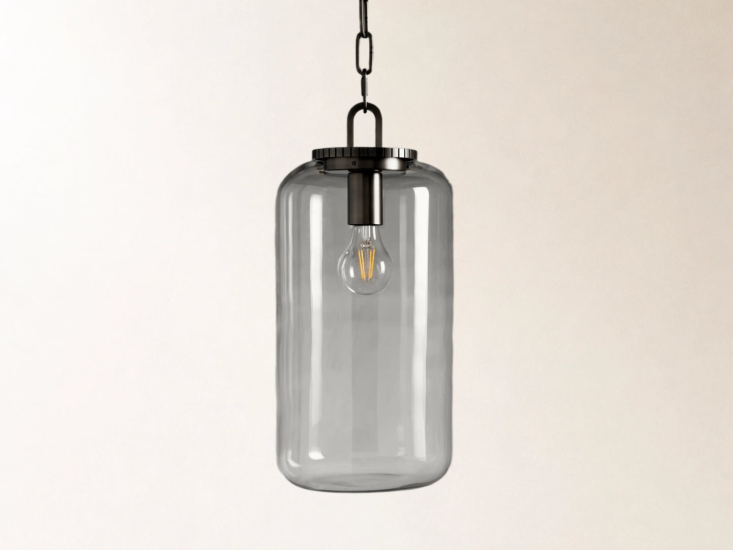 Wescott Cylinder Pendant with Bronze Chain