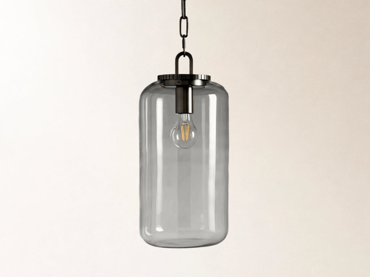Wescott Cylinder Pendant with Bronze Chain